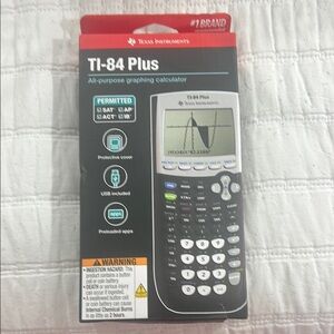 Texas Instruments TI-84 Plus Graphing Calculator - Black and Gray